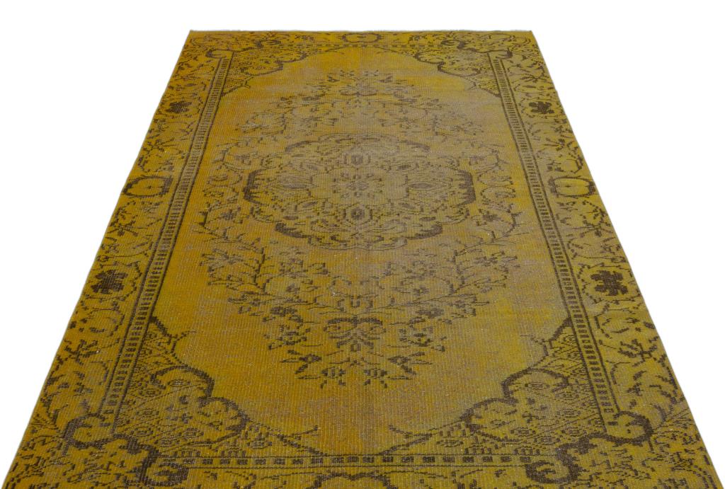Apex Vintage Halı Sarı 27397 160 x 267 cm