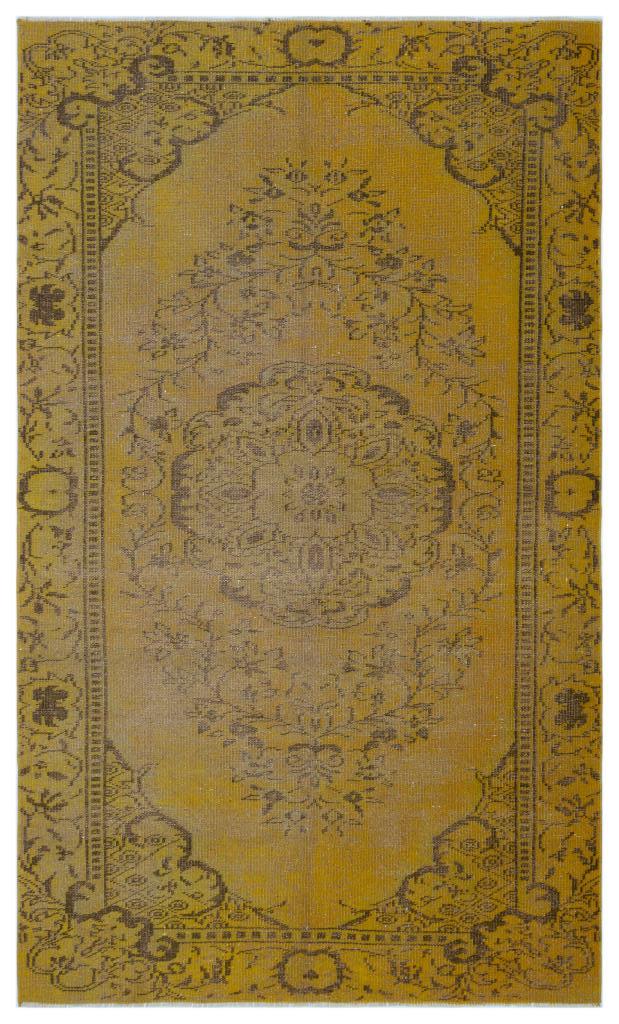Apex Vintage Halı Sarı 27397 160 x 267 cm