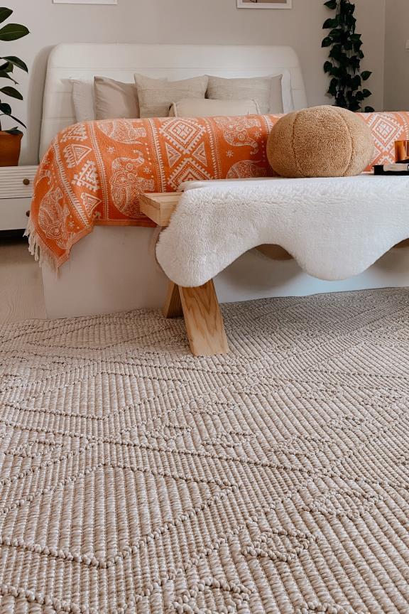 Havana 8562 Bej - Makine Halısı