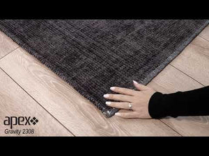 Apex Gravity 2308 Anthracite Decorative Carpet