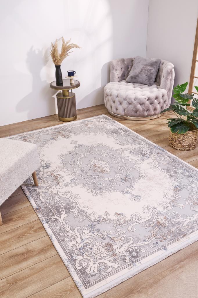 Serenity 7852 Gri - Makine Halısı